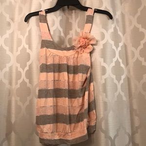 Pink and grey shirt